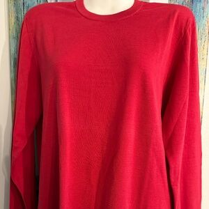 100% COTTON LONG SLEEVE SWEATER